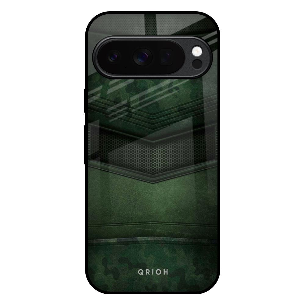 Green Leather Google Pixel 10 Pro XL 5G Glass Back Cover Online