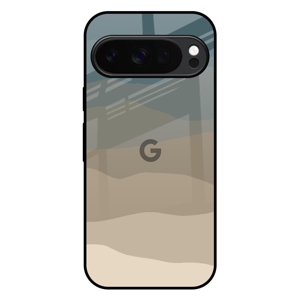 Abstract Mountain Pattern Google Pixel 10 Pro XL 5G Glass Back Cover Online