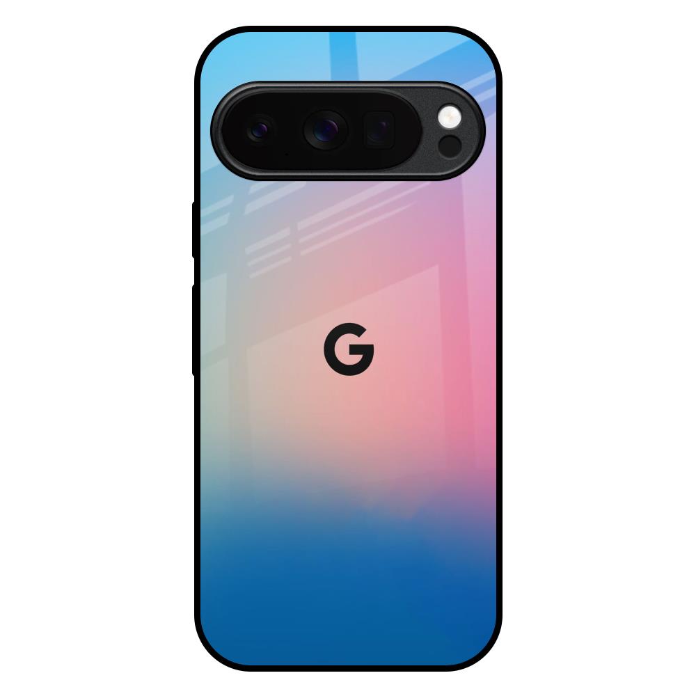 Blue & Pink Ombre Google Pixel 10 Pro XL 5G Glass Back Cover Online