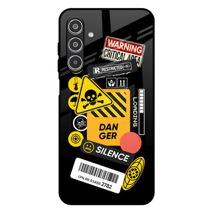 Danger Signs Samsung Galaxy A17 5G Glass Back Cover Online