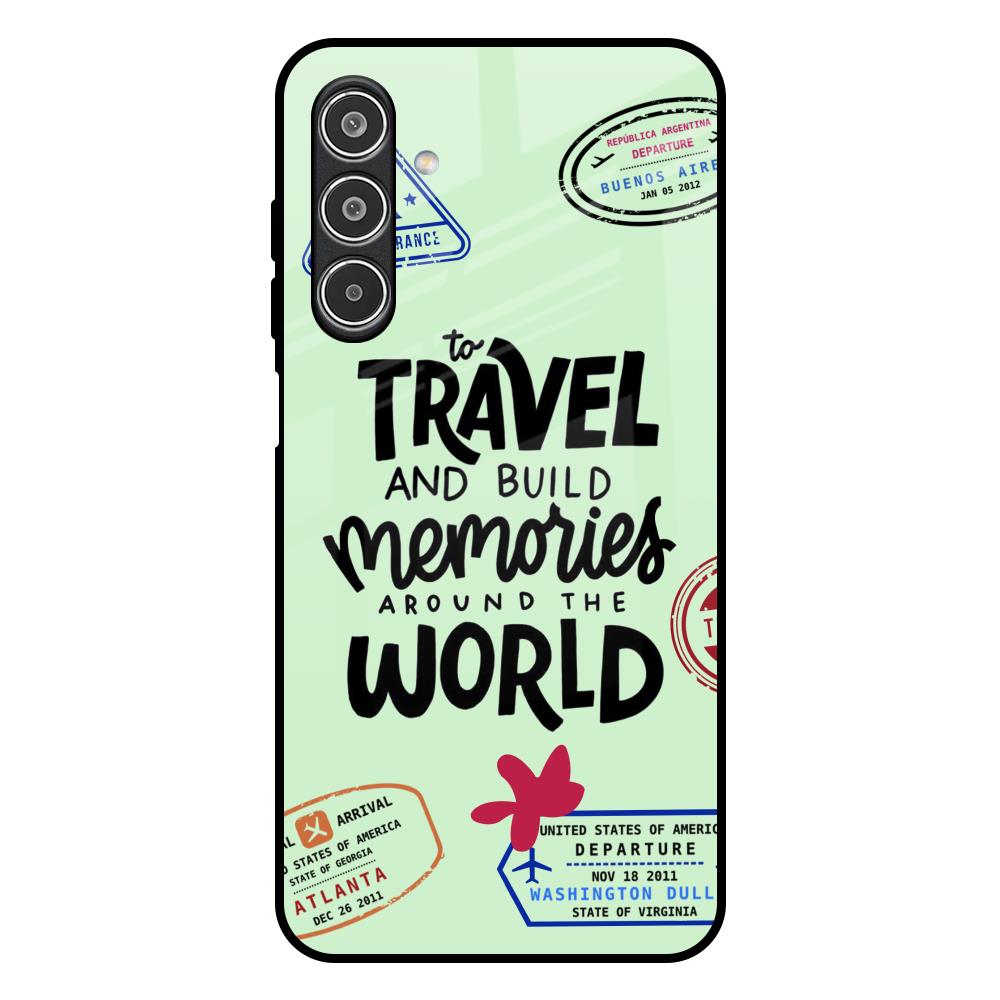 Travel Stamps Samsung Galaxy A17 5G Glass Back Cover Online