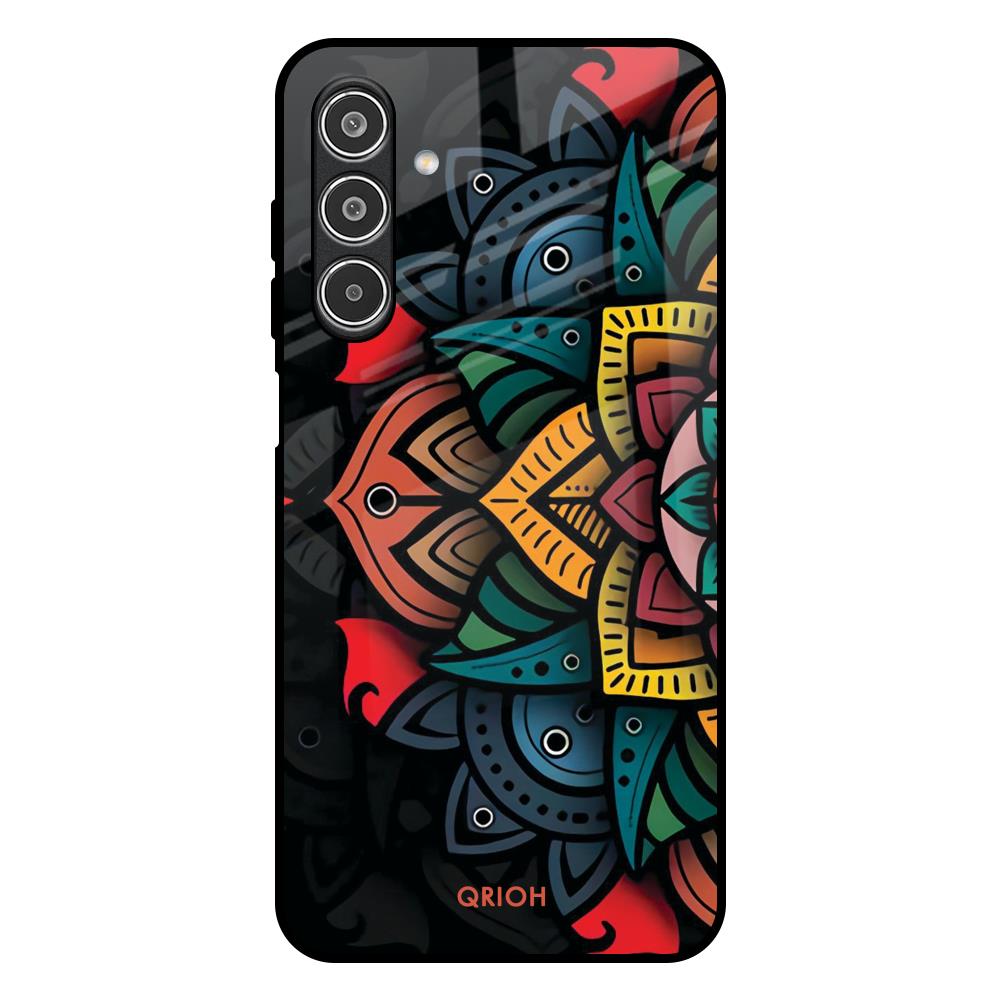 Retro Gorgeous Flower Samsung Galaxy A17 5G Glass Back Cover Online