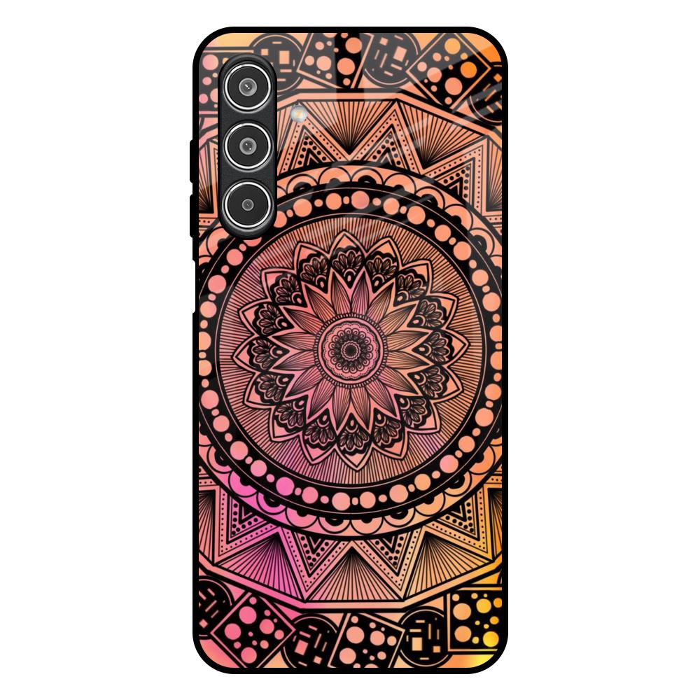 Floral Mandala Samsung Galaxy A17 5G Glass Back Cover Online