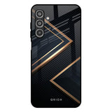 Sleek Golden & Navy Samsung Galaxy A17 5G Glass Back Cover Online
