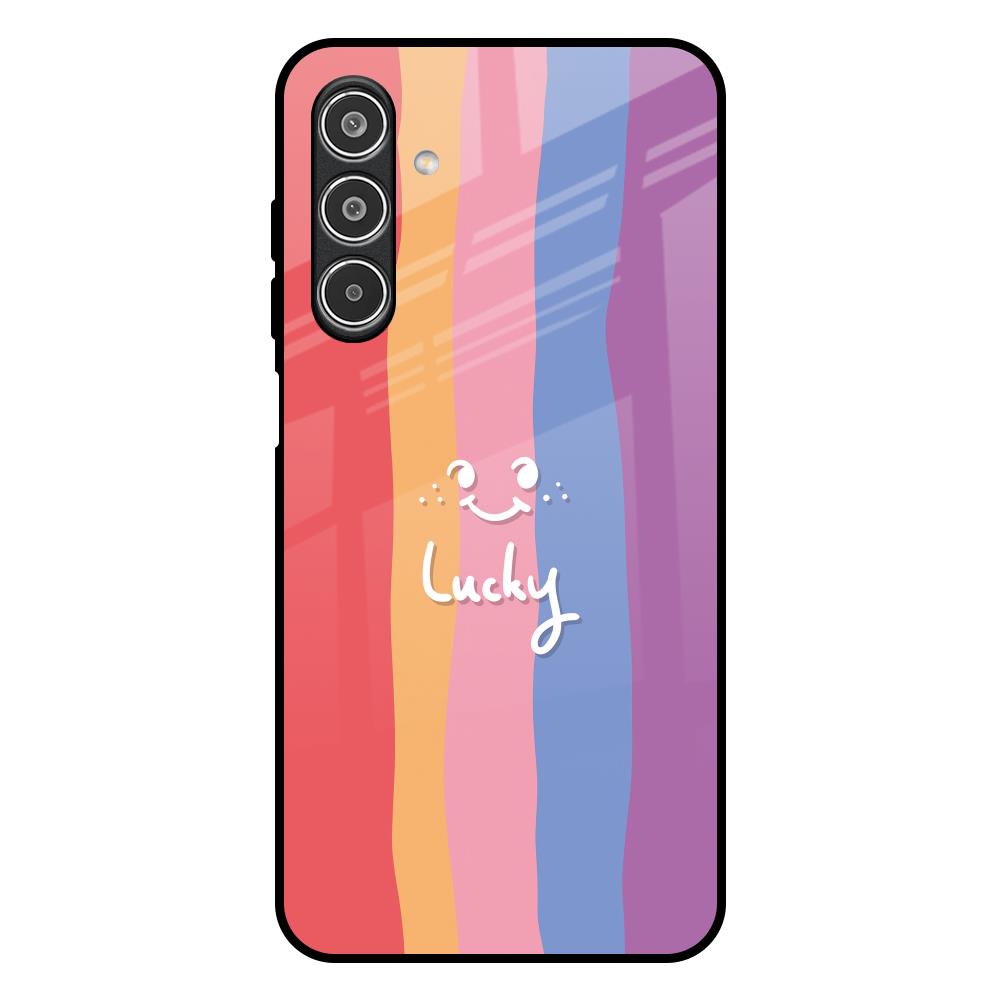 Lucky Abstract Samsung Galaxy A17 5G Glass Back Cover Online