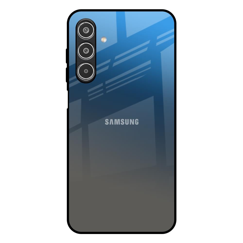 Blue Grey Ombre Samsung Galaxy A17 5G Glass Back Cover Online
