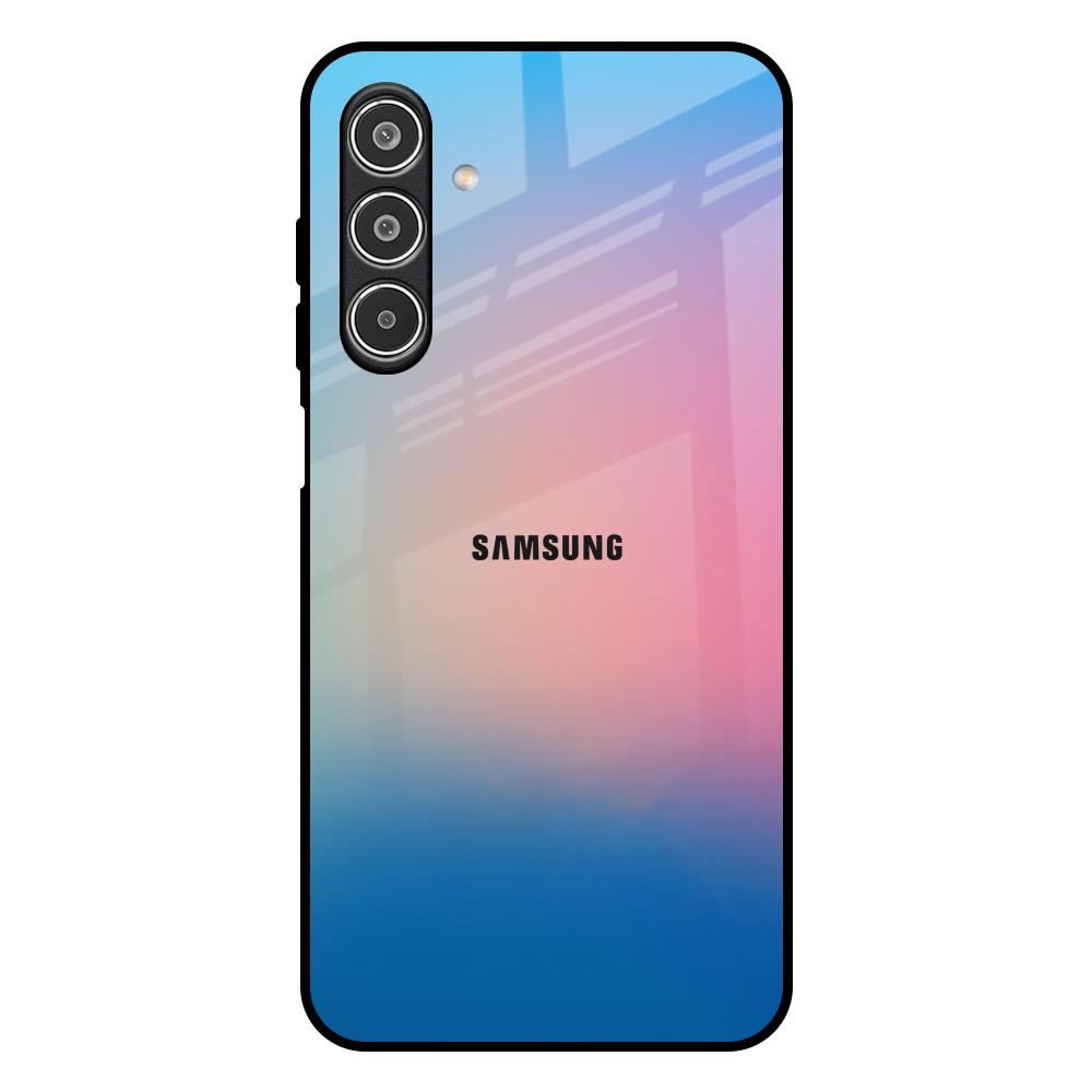 Blue & Pink Ombre Samsung Galaxy A17 5G Glass Back Cover Online