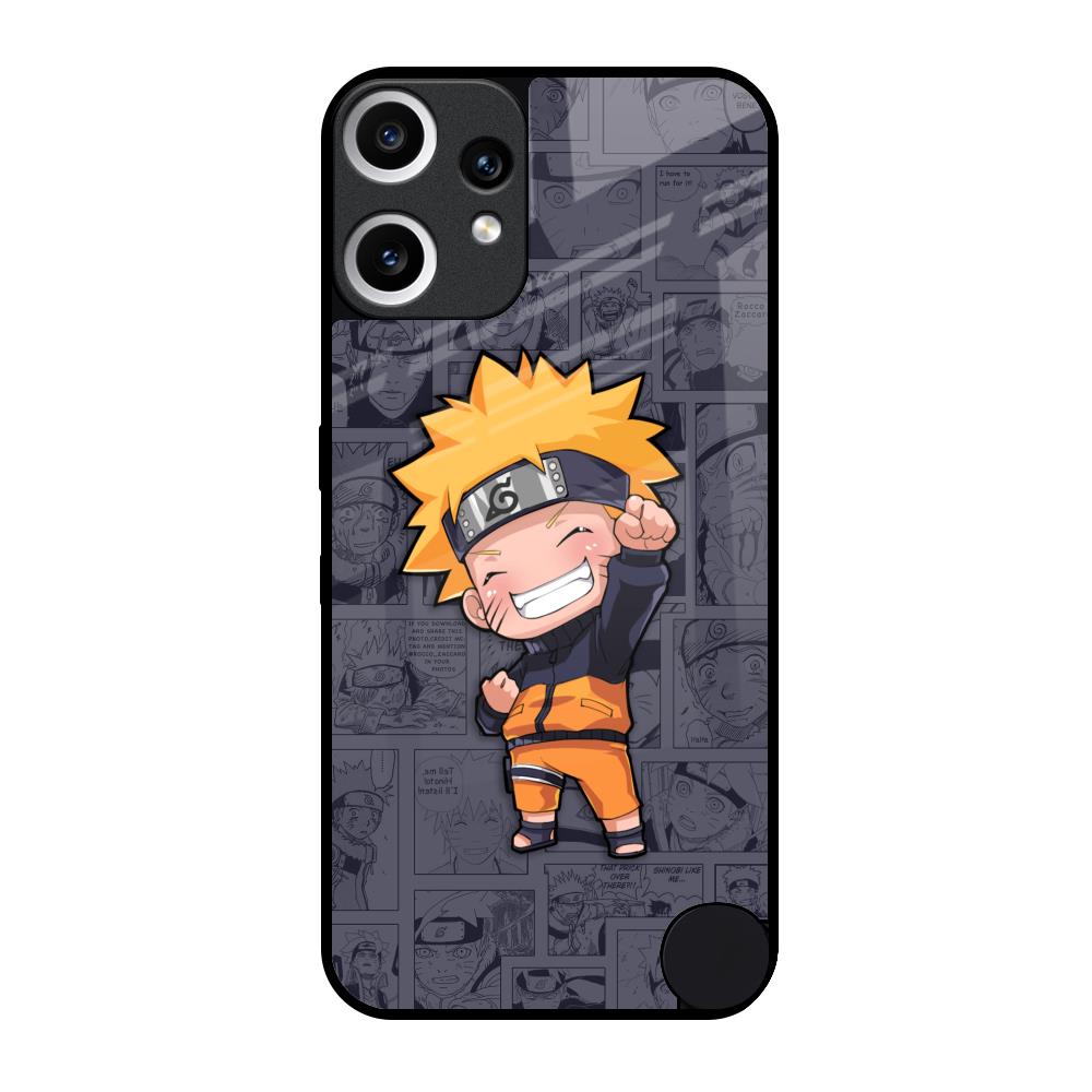 Orange Chubby Nothing CMF Phone 2 Pro Glass Back Cover Online