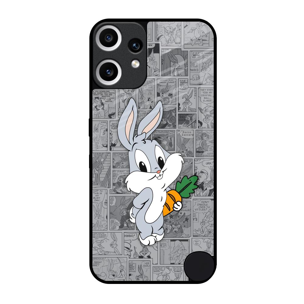 Cute Baby Bunny Nothing CMF Phone 2 Pro Glass Back Cover Online