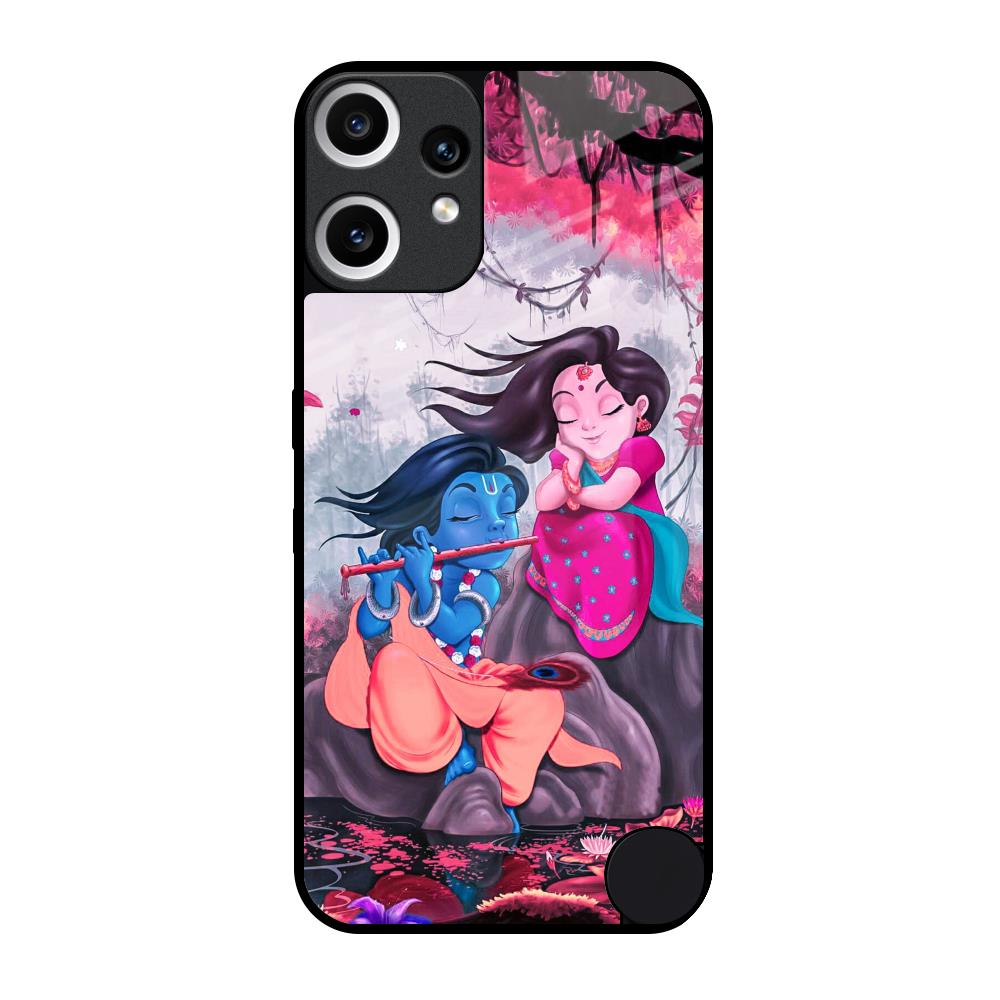 Radha Krishna Art Nothing CMF Phone 2 Pro Glass Back Cover Online