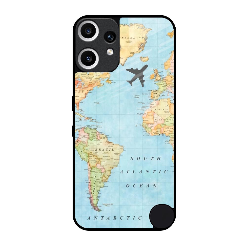 Travel Map Nothing CMF Phone 2 Pro Glass Back Cover Online