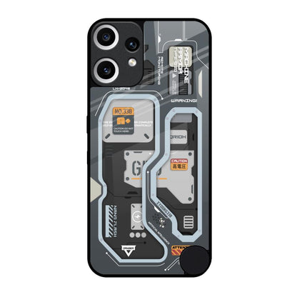 Retro Futuristic Nothing CMF Phone 2 Pro Glass Back Cover Online