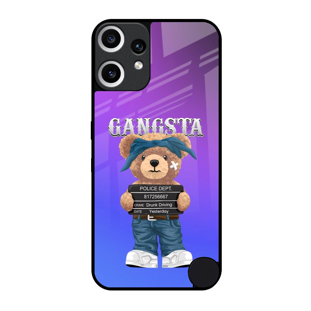 Gangsta Bear Nothing CMF Phone 2 Pro Glass Back Cover Online