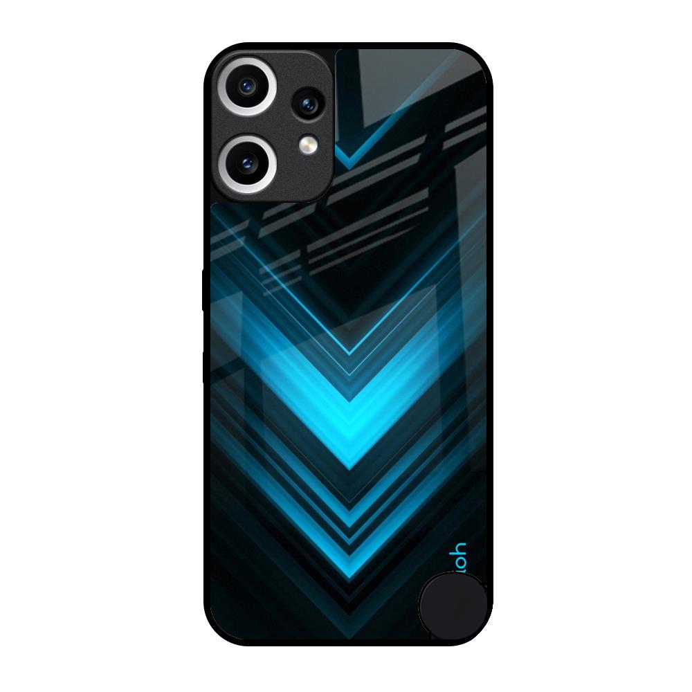 Vertical Blue Arrow Nothing CMF Phone 2 Pro Glass Back Cover Online
