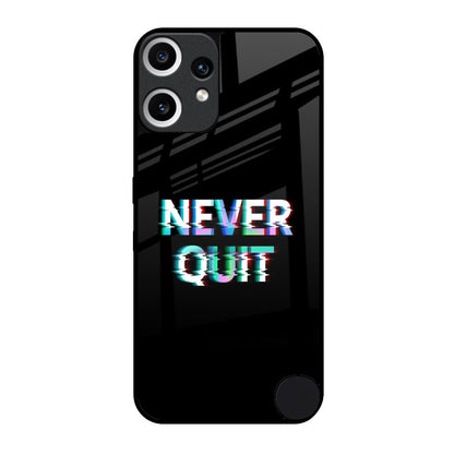 Never Quit Nothing CMF Phone 2 Pro Glass Back Cover Online