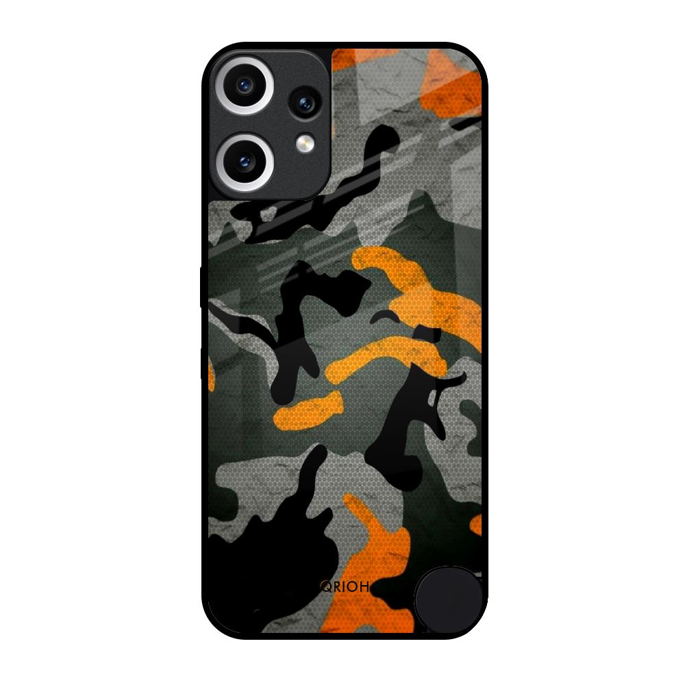 Camouflage Orange Nothing CMF Phone 2 Pro Glass Back Cover Online