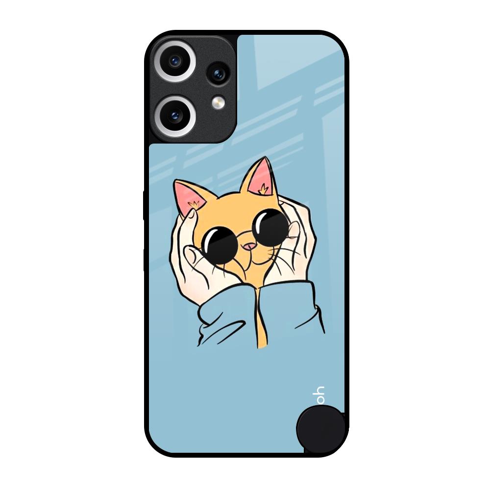 Adorable Cute Kitty Nothing CMF Phone 2 Pro Glass Back Cover Online
