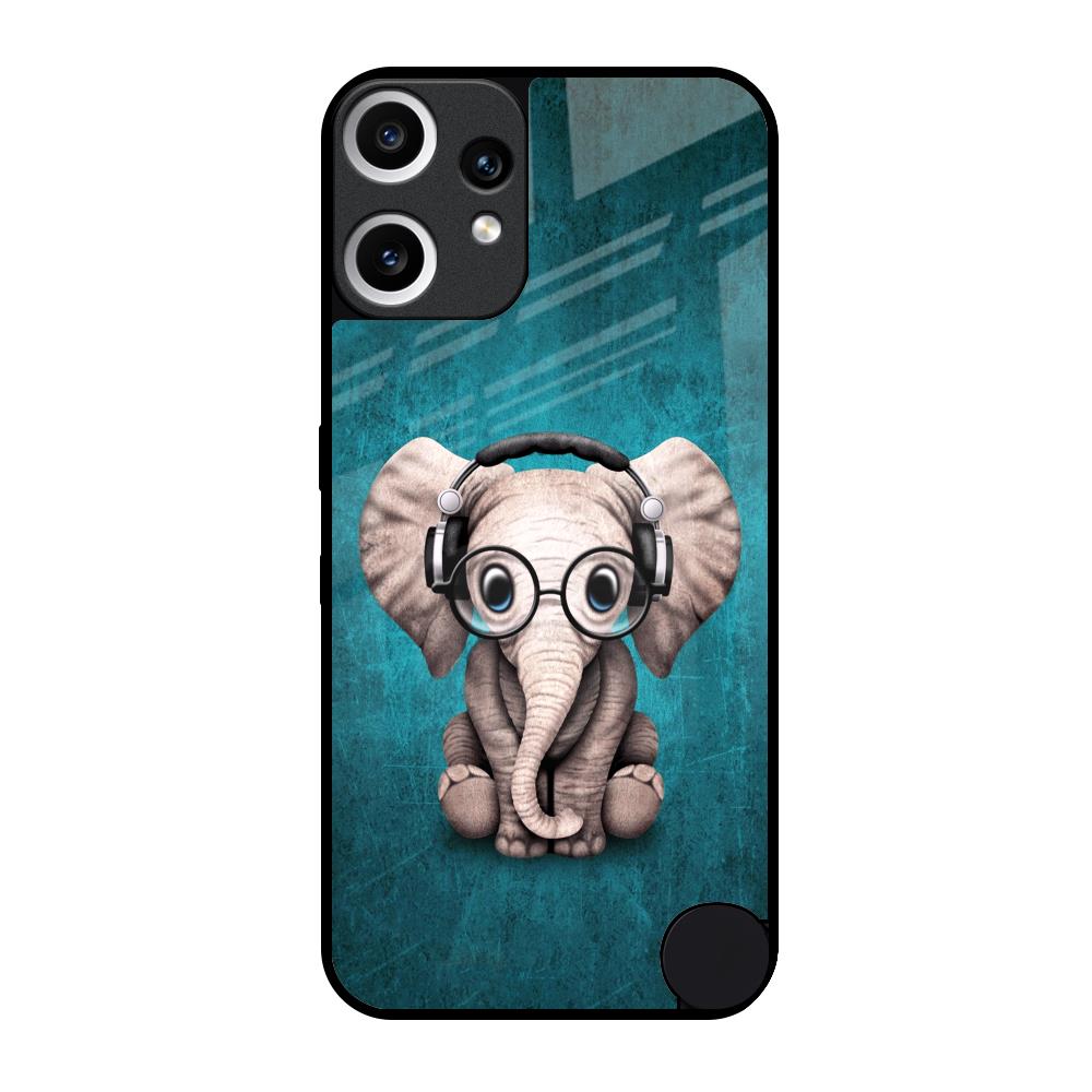 Adorable Baby Elephant Nothing CMF Phone 2 Pro Glass Back Cover Online