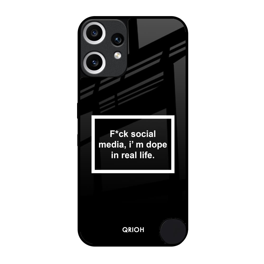 Dope In Life Nothing CMF Phone 2 Pro Glass Back Cover Online