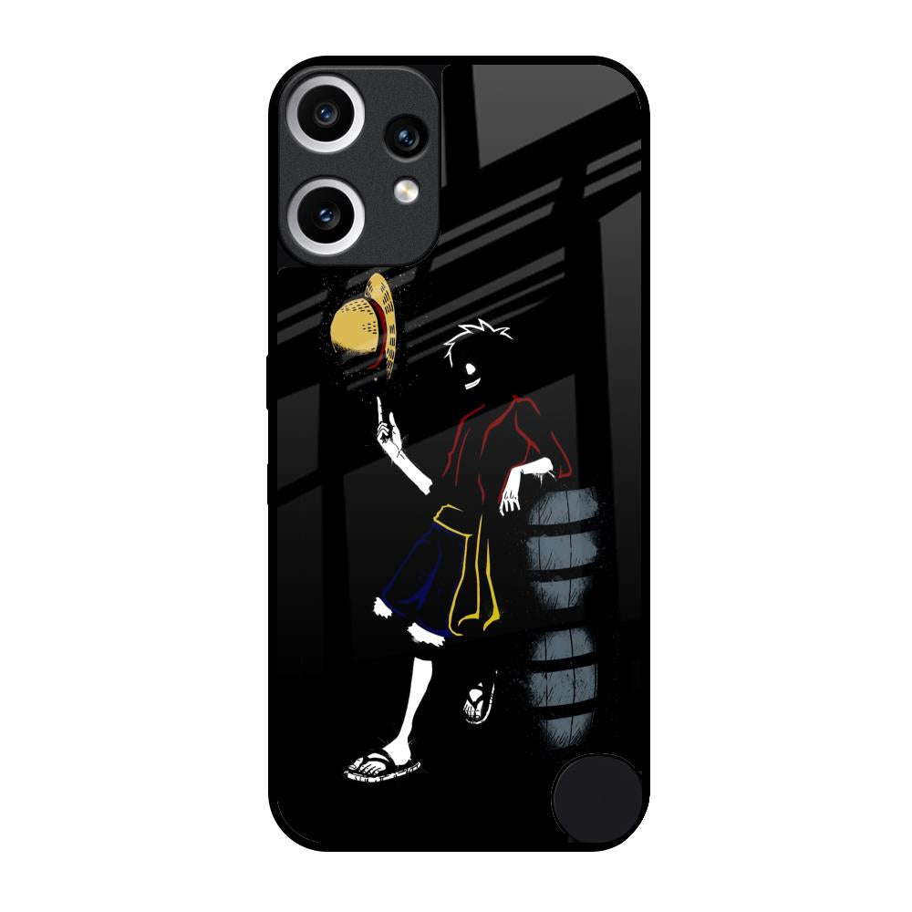 Luffy Line Art Nothing CMF Phone 2 Pro Glass Back Cover Online