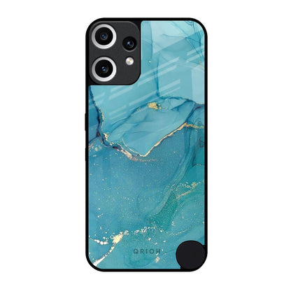 Blue Golden Glitter Nothing CMF Phone 2 Pro Glass Back Cover Online