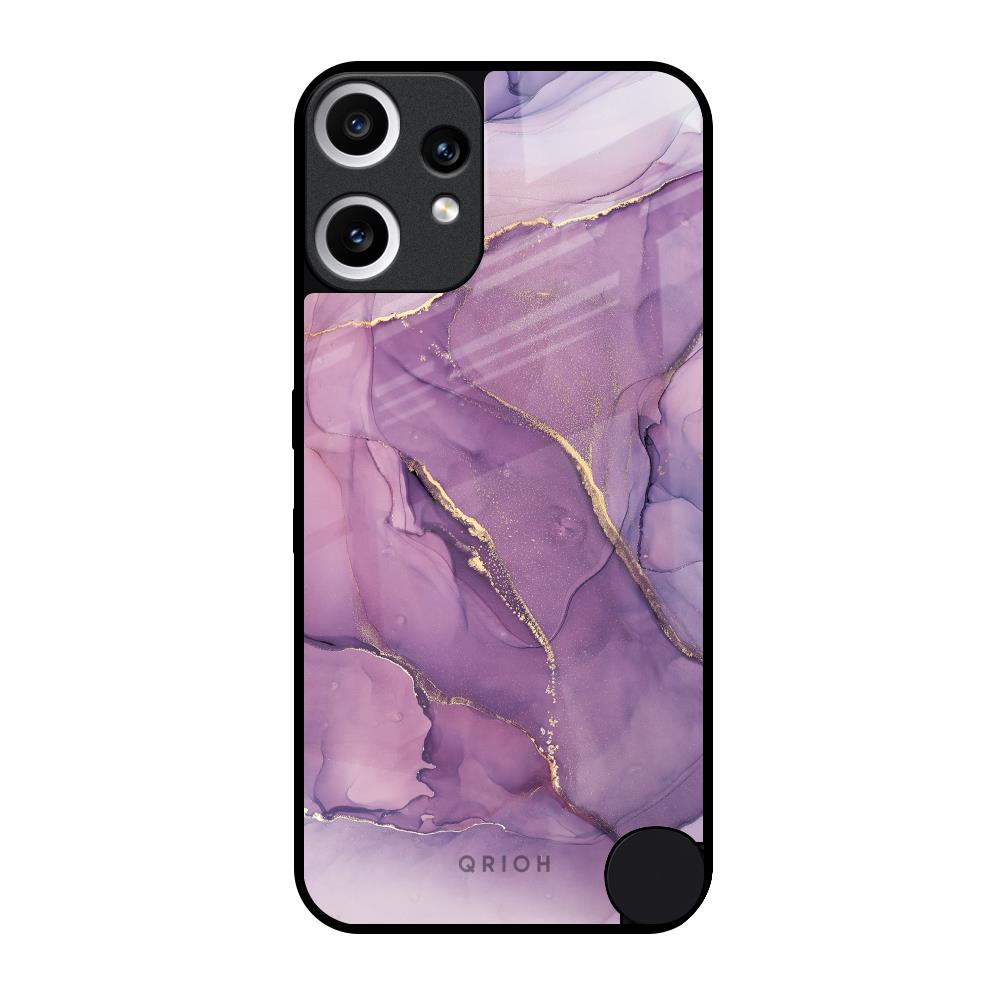 Purple Gold Marble Nothing CMF Phone 2 Pro Glass Back Cover Online