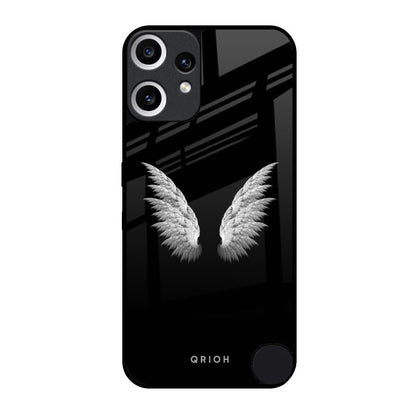 White Angel Wings Nothing CMF Phone 2 Pro Glass Back Cover Online