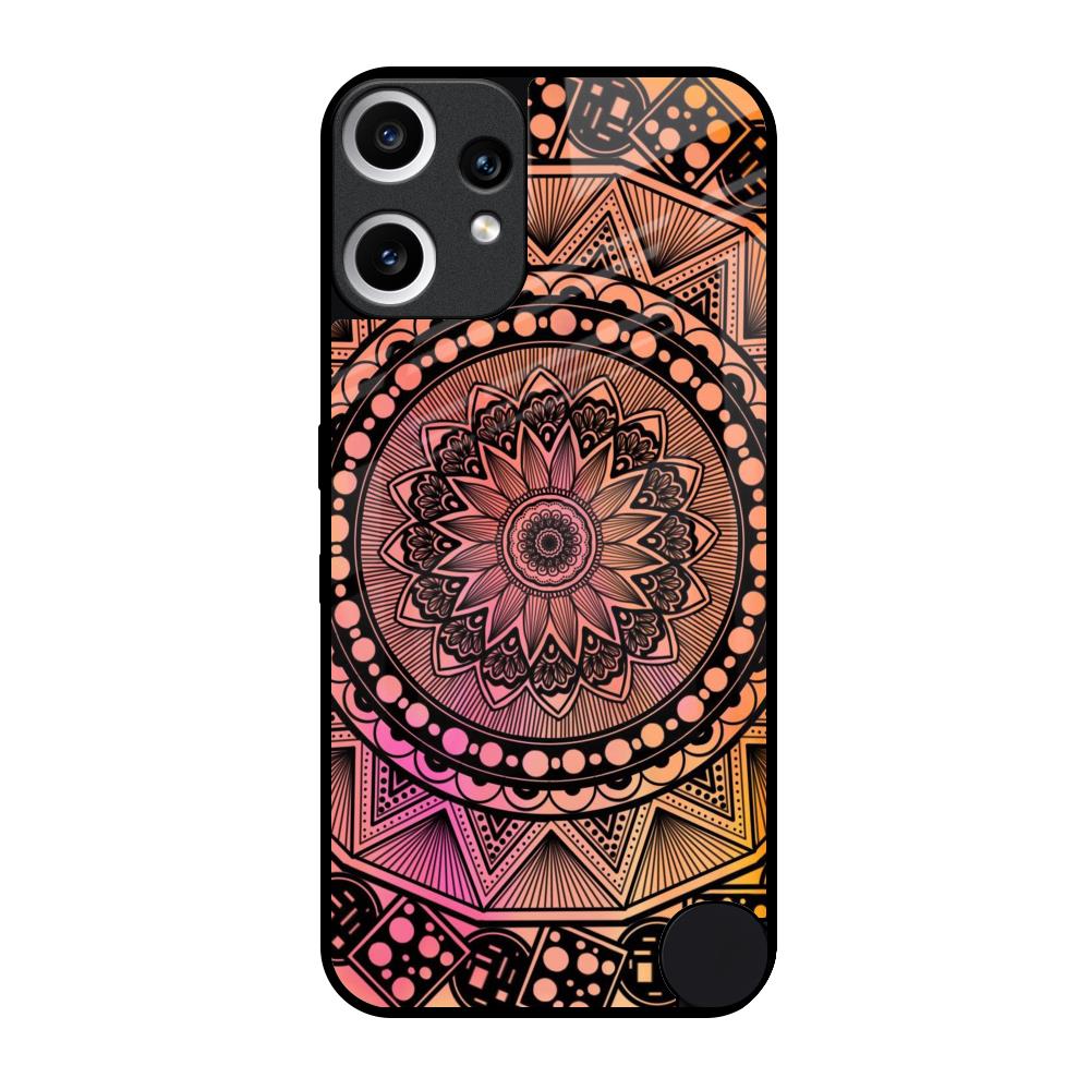 Floral Mandala Nothing CMF Phone 2 Pro Glass Back Cover Online
