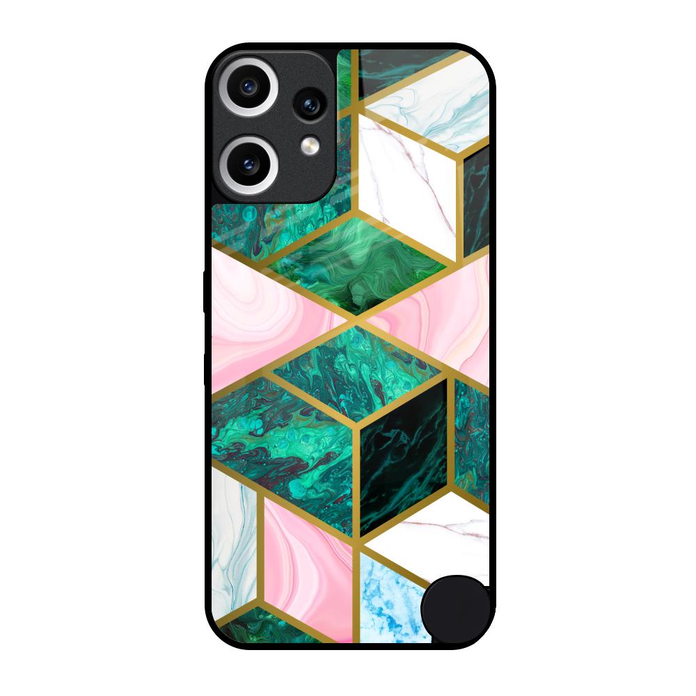 Seamless Green Marble Nothing CMF Phone 2 Pro Glass Back Cover Online