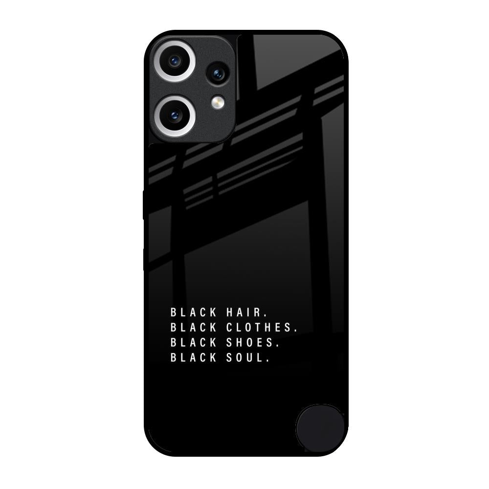 Black Soul Nothing CMF Phone 2 Pro Glass Back Cover Online