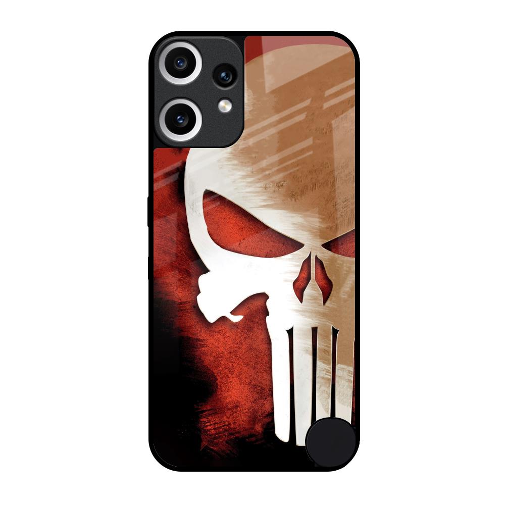 Red Skull Nothing CMF Phone 2 Pro Glass Back Cover Online
