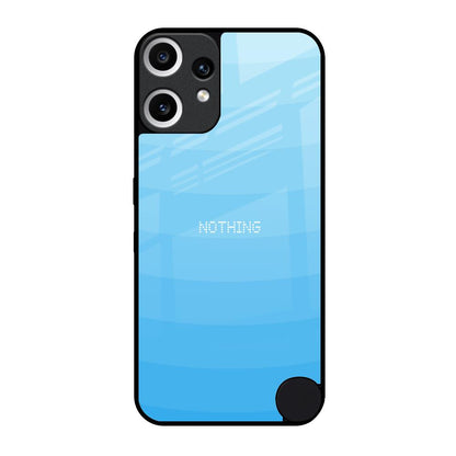 Wavy Blue Pattern Nothing CMF Phone 2 Pro Glass Back Cover Online