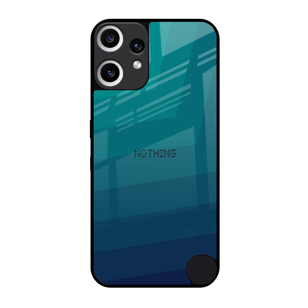 Green Triangle Pattern Nothing CMF Phone 2 Pro Glass Back Cover Online