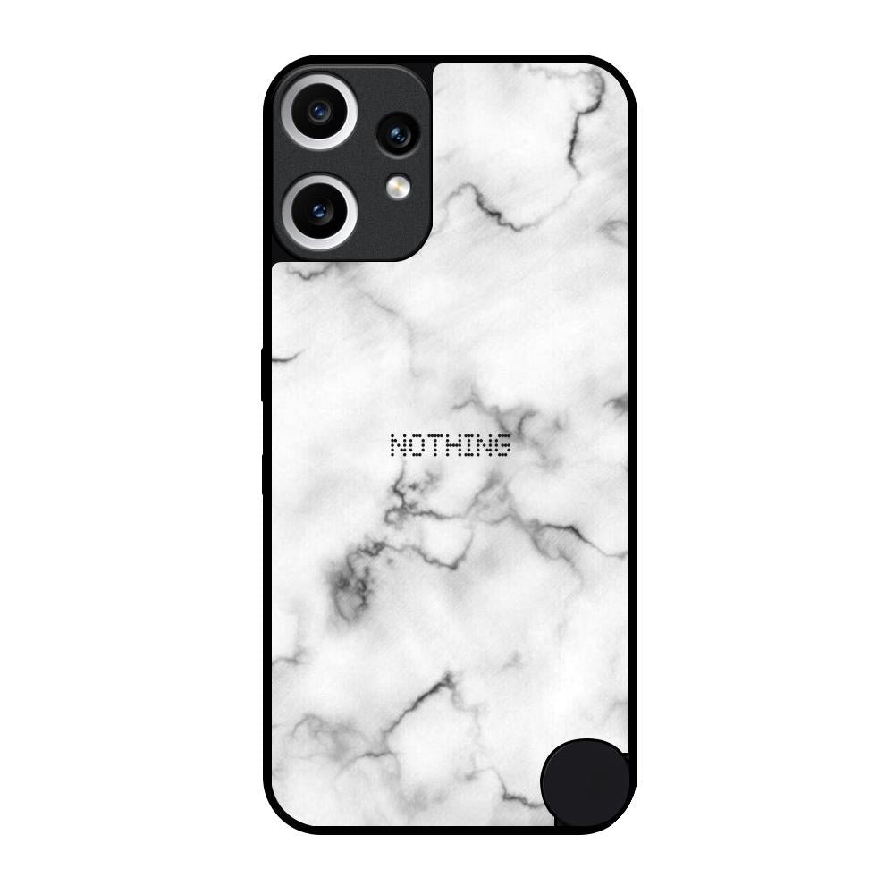 Satin White Marble Nothing CMF Phone 2 Pro Glass Back Cover Online