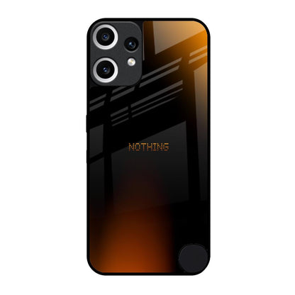 Orange Black Fusion Nothing CMF Phone 2 Pro Glass Back Cover Online