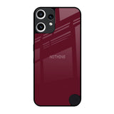 Classic Burgundy Nothing CMF Phone 2 Pro Glass Back Cover Online