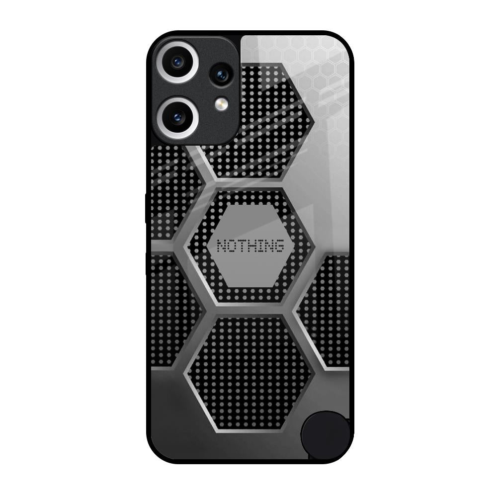 Hexagon Style Nothing CMF Phone 2 Pro Glass Back Cover Online