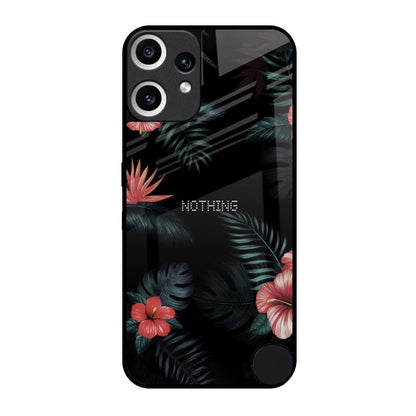 Tropical Art Flower Nothing CMF Phone 2 Pro Glass Back Cover Online