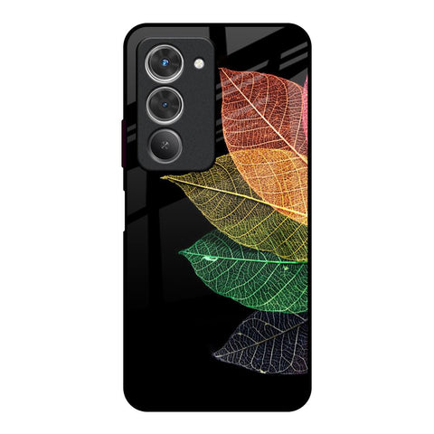 Colorful Leaves Redmi 15 5G Glass Back Cover Online