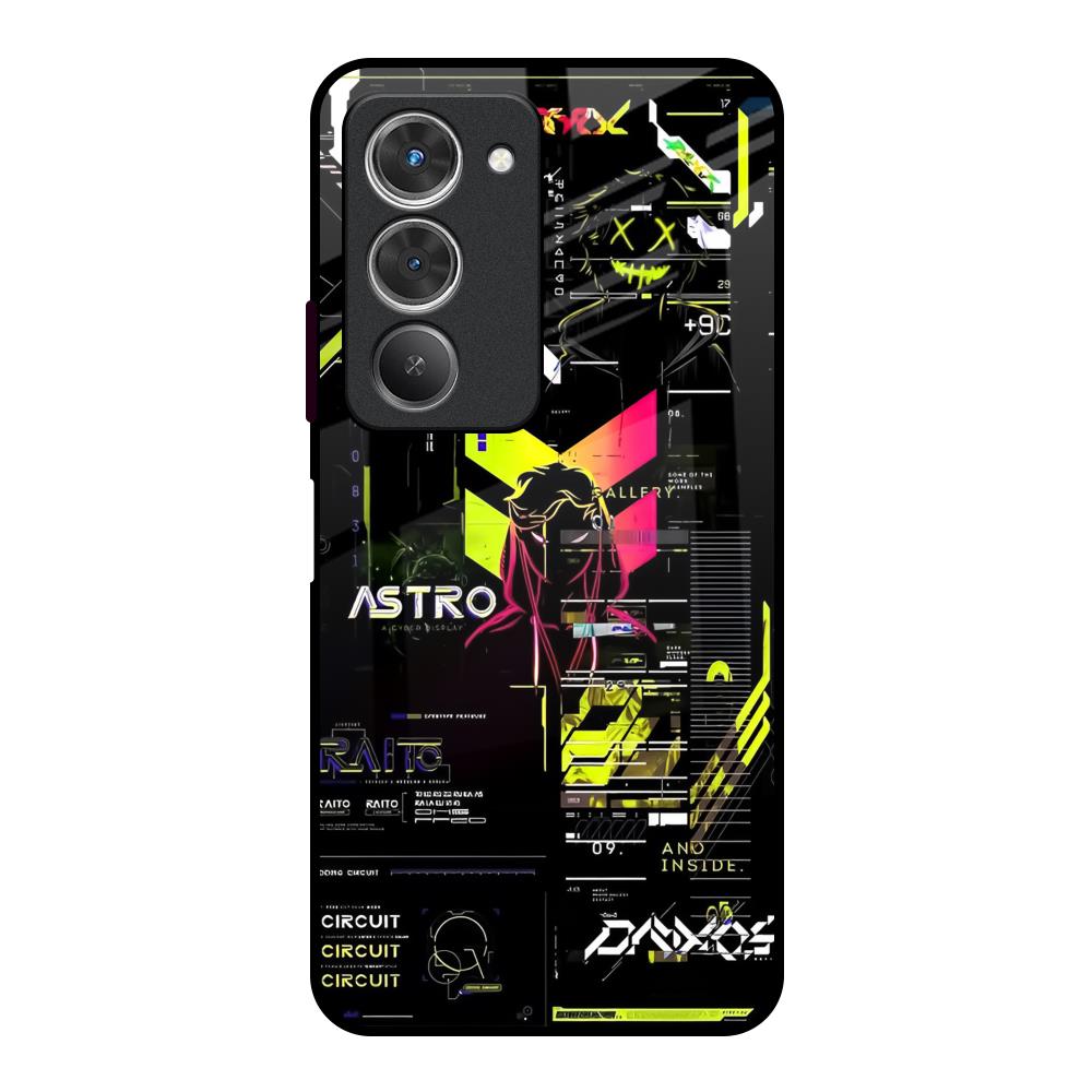 Astro Glitch Redmi 15 5G Glass Back Cover Online