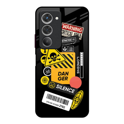 Danger Signs Redmi 15 5G Glass Back Cover Online