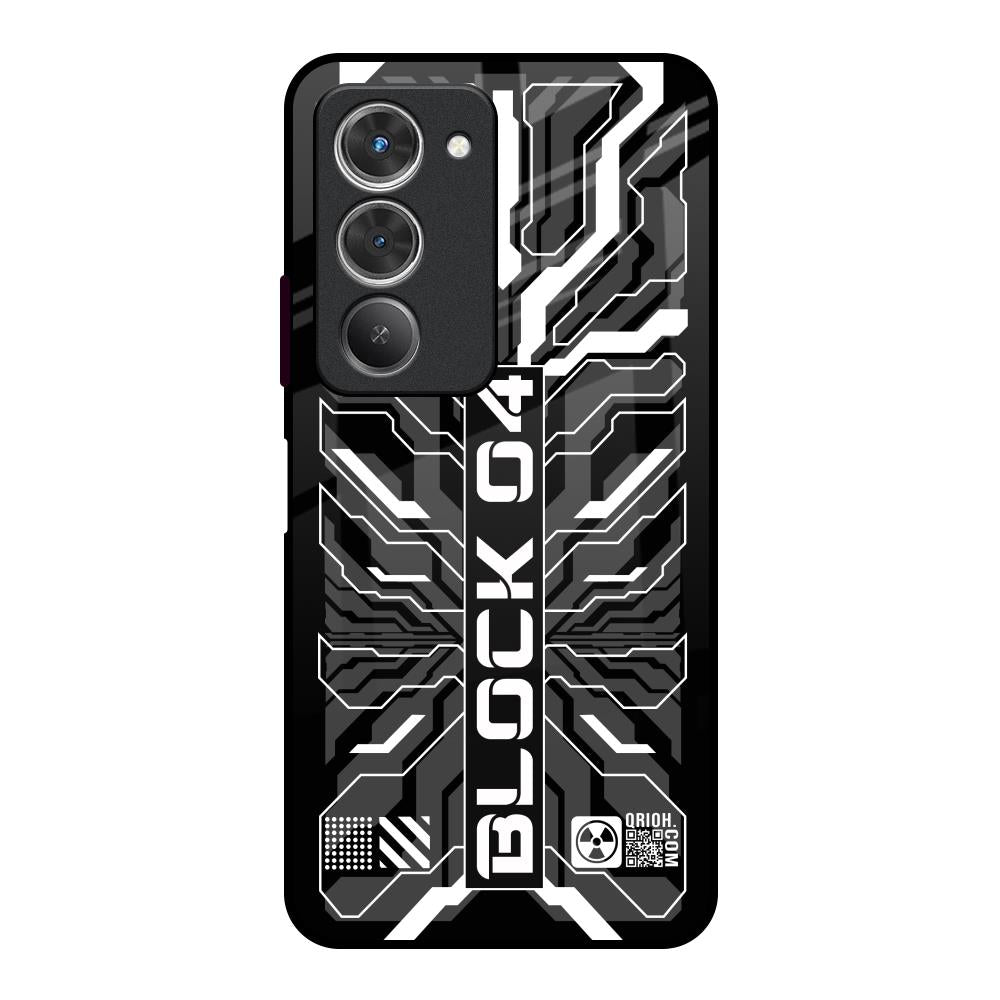 Monochrome Magic Redmi 15 5G Glass Back Cover Online
