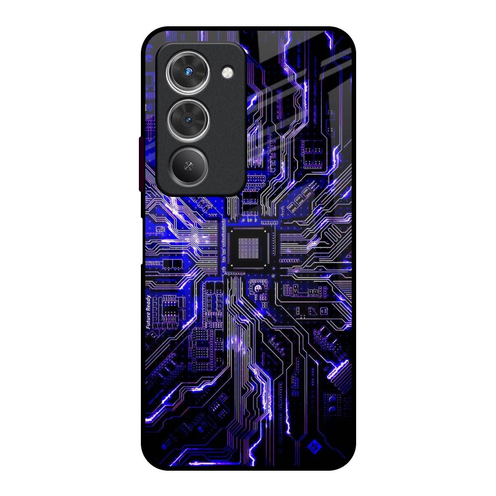 Techno Color Pattern Redmi 15 5G Glass Back Cover Online