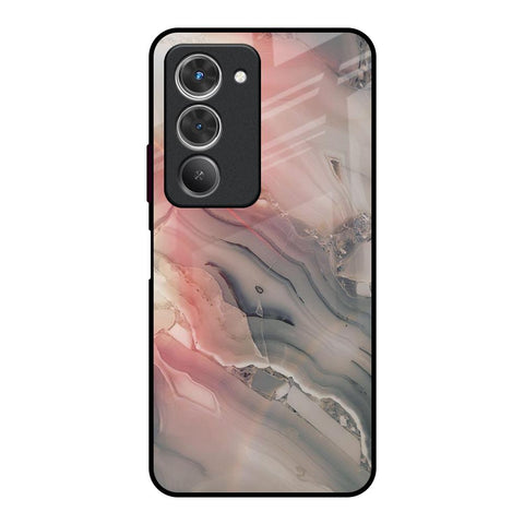 Pink And Grey Marble Redmi 15 5G Glass Back Cover Online