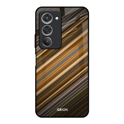Diagonal Slash Pattern Redmi 15 5G Glass Back Cover Online