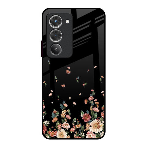 Floating Floral Print Redmi 15 5G Glass Back Cover Online