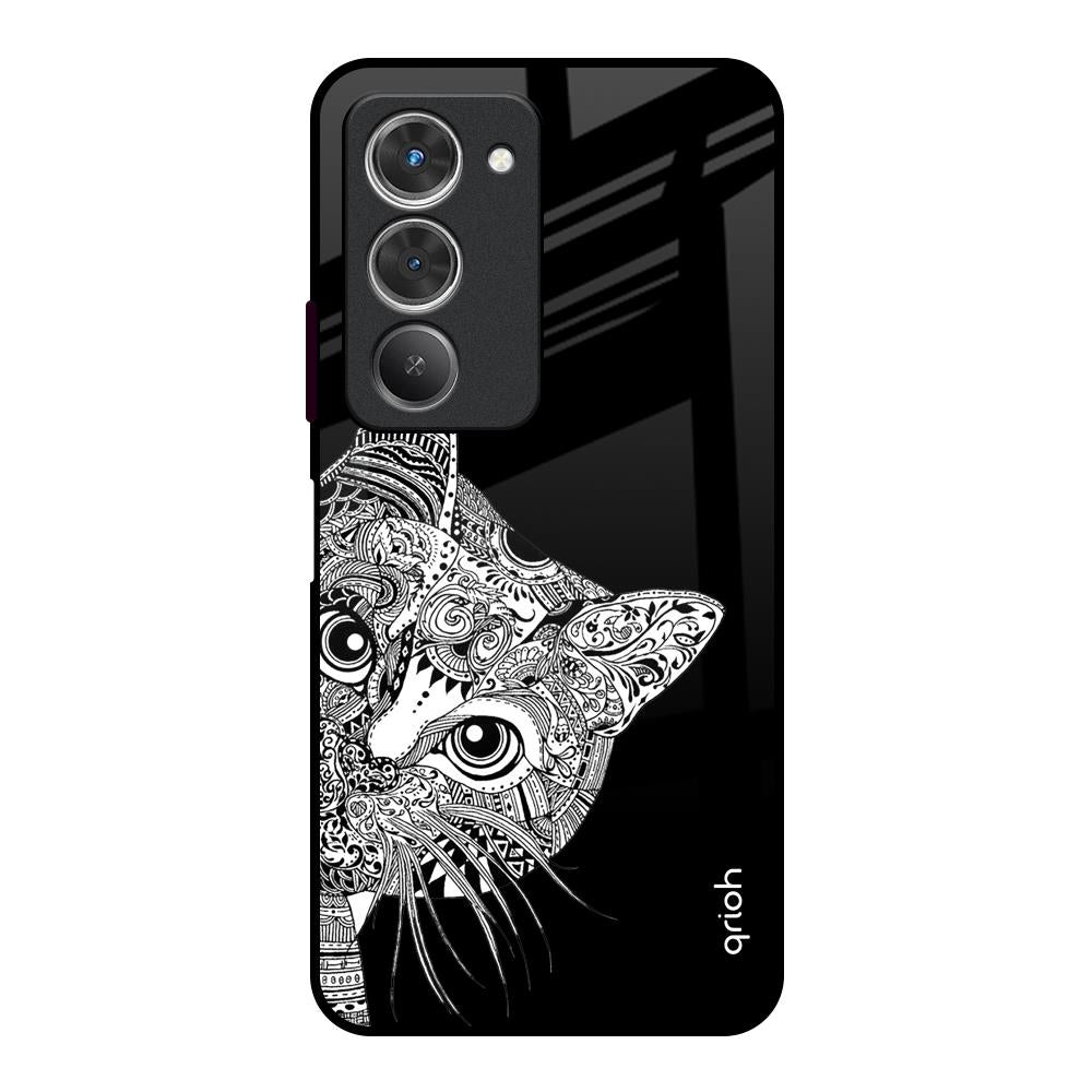 Kitten Mandala Redmi 15 5G Glass Back Cover Online