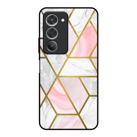 Geometrical Marble Redmi 15 5G Glass Back Cover Online