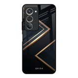 Sleek Golden & Navy Redmi 15 5G Glass Back Cover Online