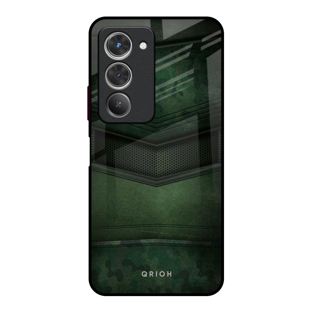 Green Leather Redmi 15 5G Glass Back Cover Online